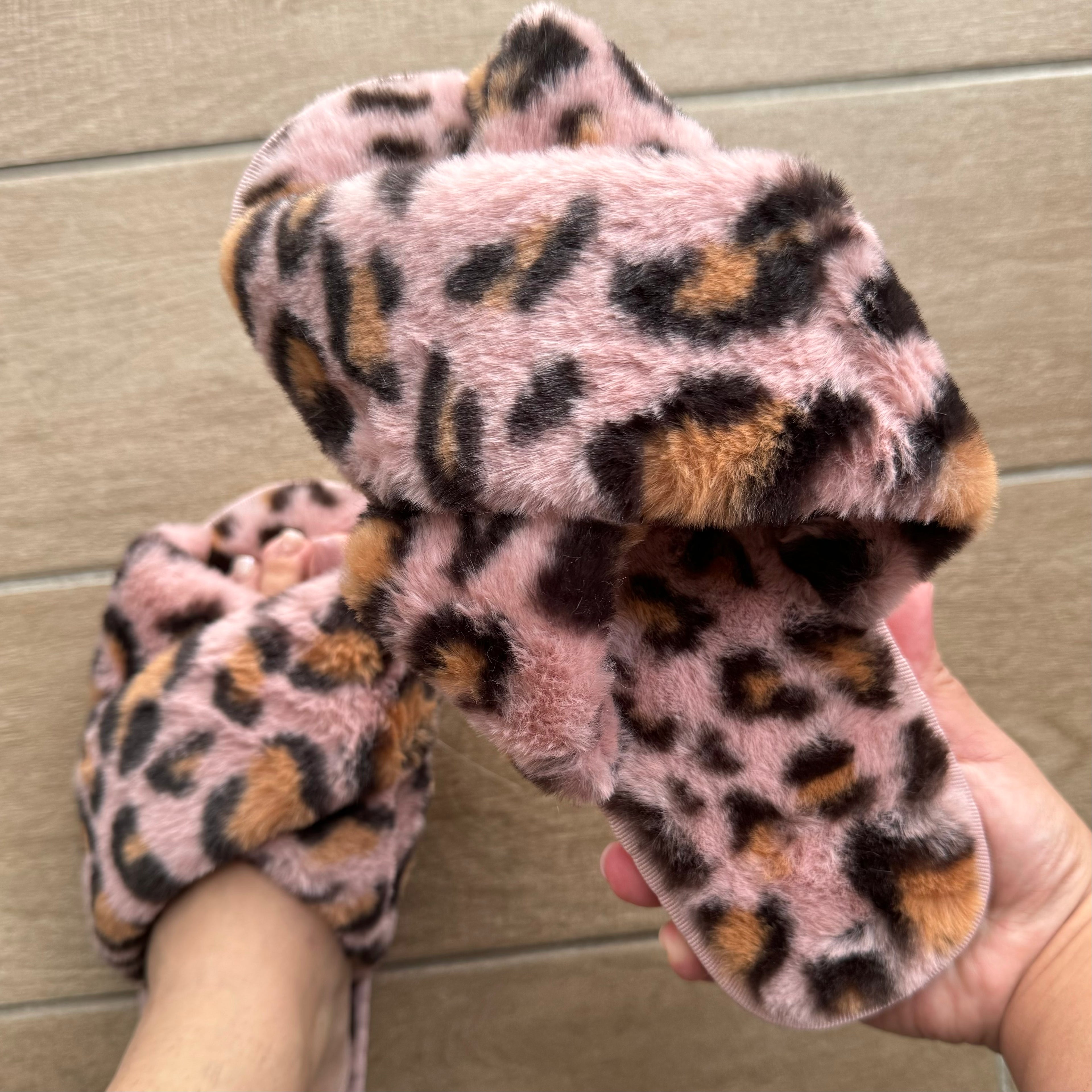 Leopard Slippers