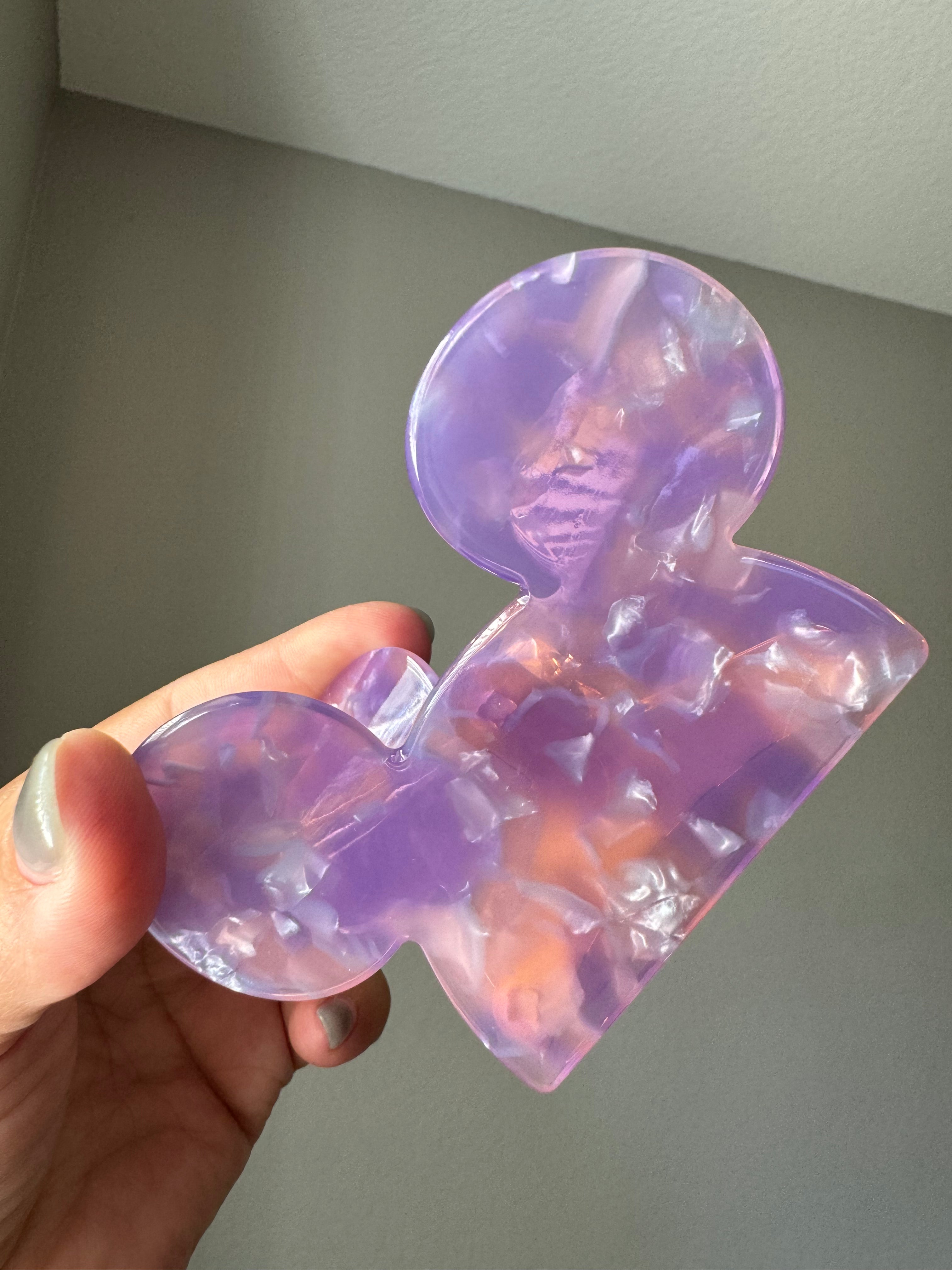 Mickey Marble Claw Clip