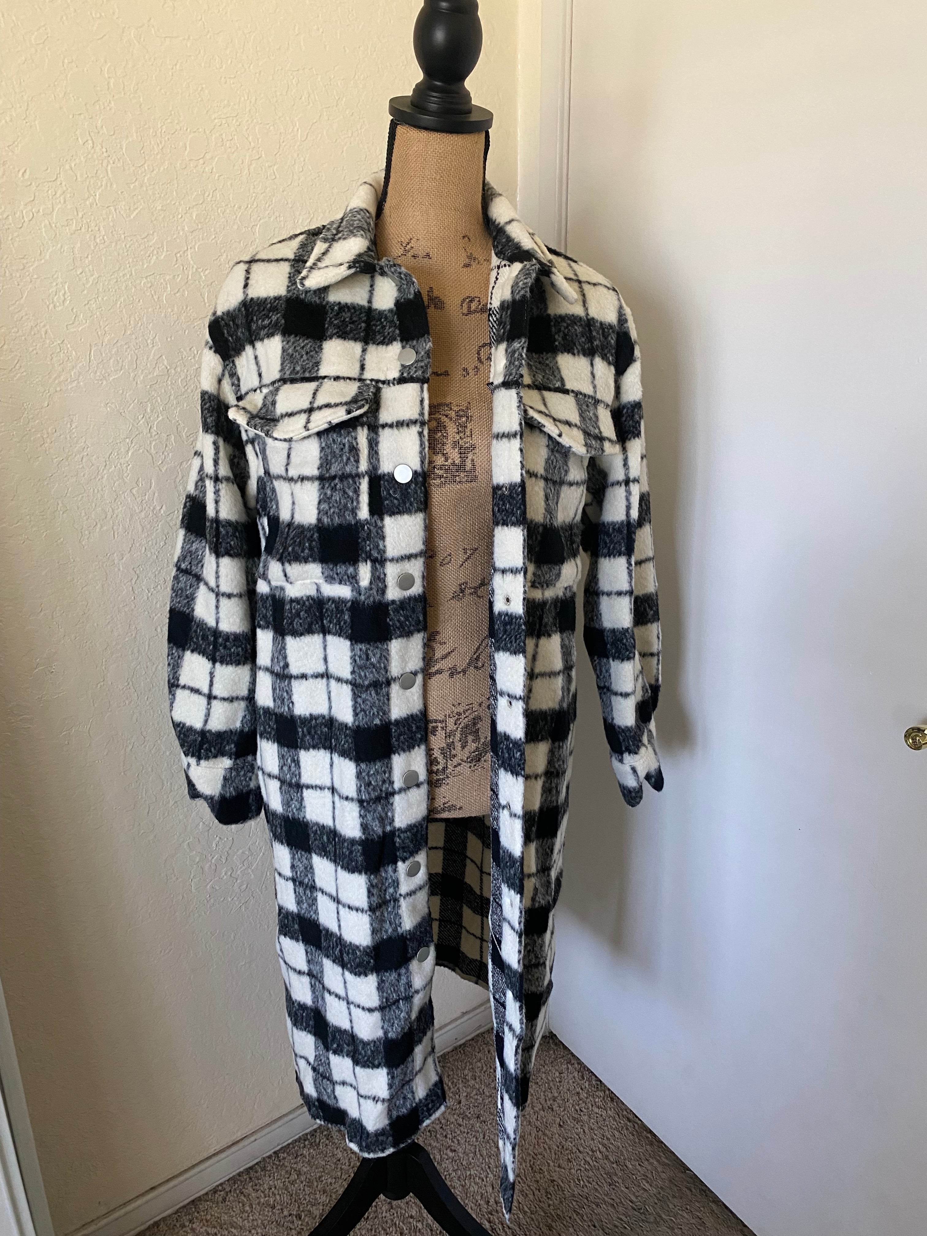 Charlie Plaid Coat