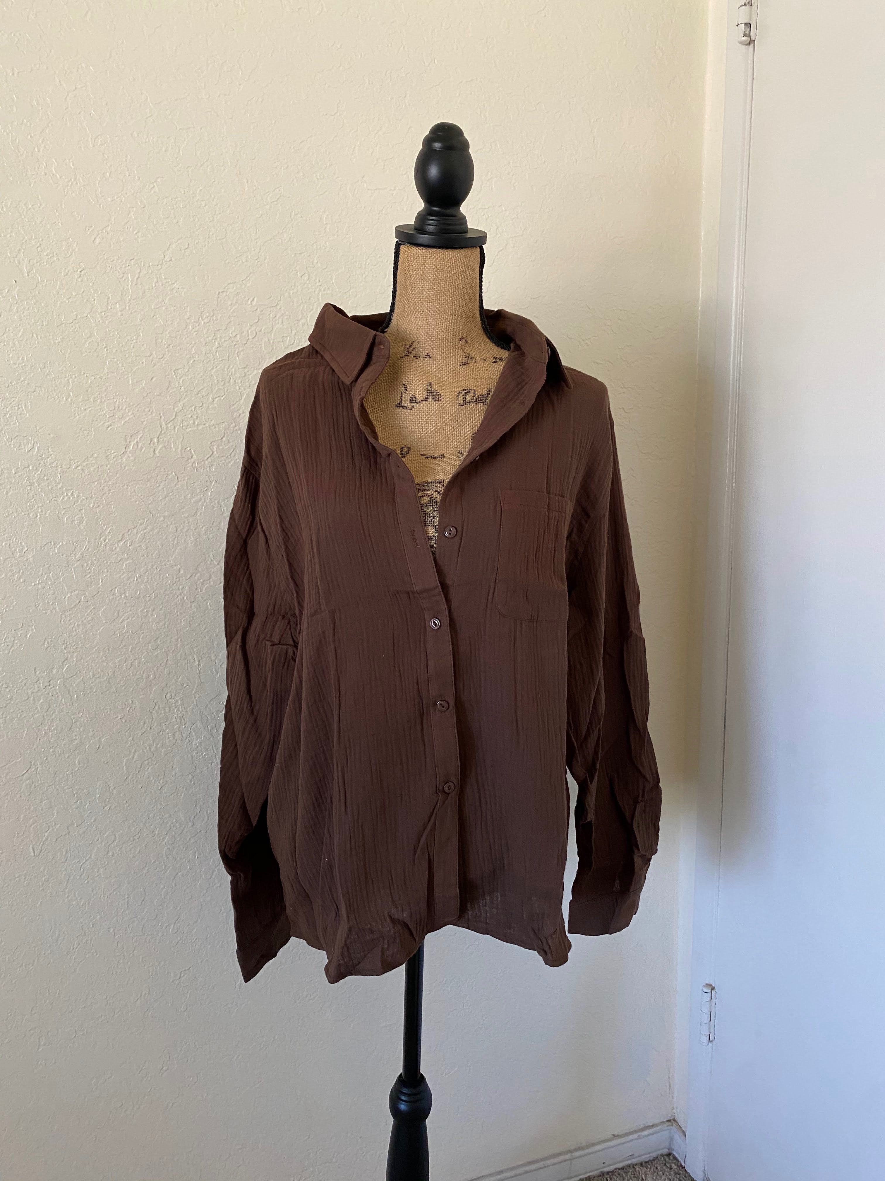 Christie Button Up